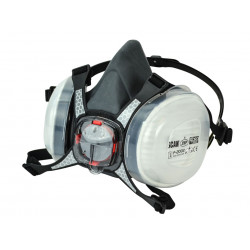 Scan BHT383-0L5-864   - F8-002 Twin Half Mask Respirator + P2 Dust Filter Cartridges