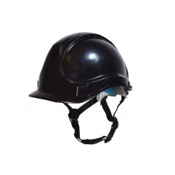 Scan YS-4C Short Peak Safety Helmet Black