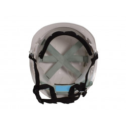 Scan YS-4C Short Peak Safety Helmet White
