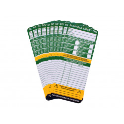 Scan TG0110 Scaffold Tag Inserts Pack Of 10