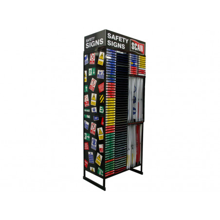 Scan MKIT04TB Signs Display - 144 Signs (Combi Stand)