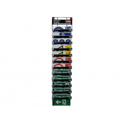 Scan MKIT01TB Signs Display - 60 Signs (12 Tier Stand)