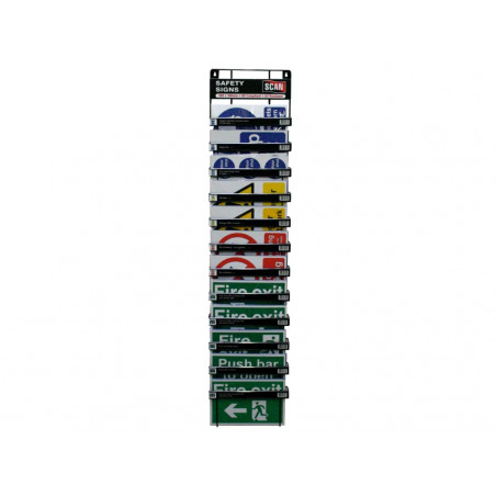 Scan MKIT01TB Signs Display - 60 Signs (12 Tier Stand)