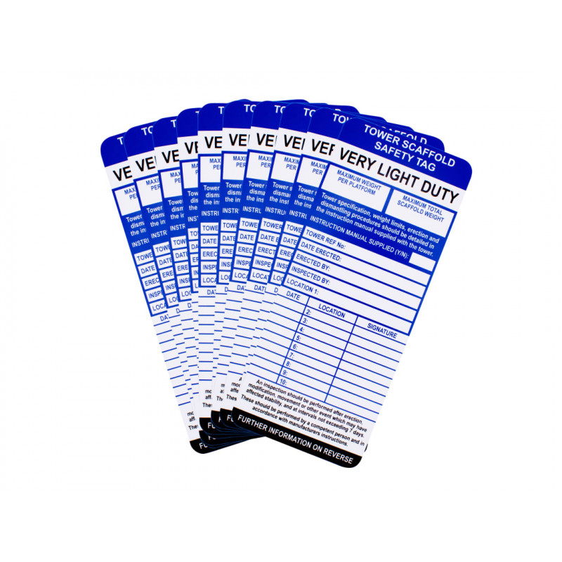 Scan TG1210 Tower Tag Inserts Pack Of 10 Scan TG1210 Tower Tag Inserts Pack Of 10