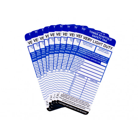 Scan TG1210 Tower Tag Inserts Pack Of 10