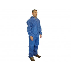 Scan 2523  LARGE Disposable Overall Navy L (39-42in)