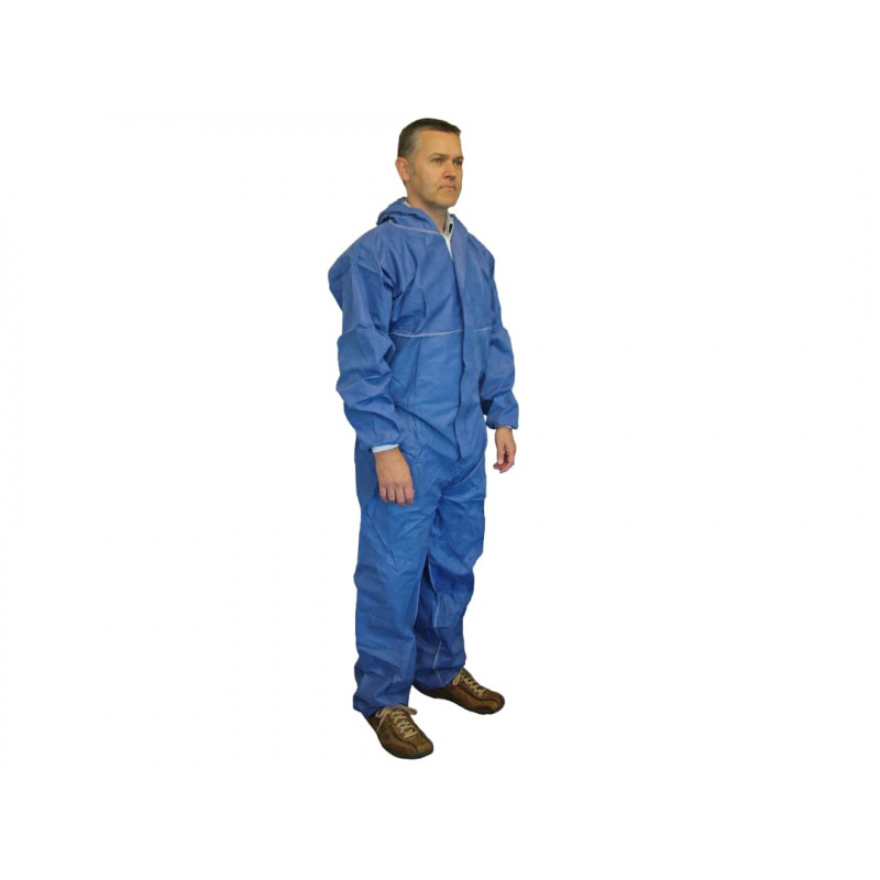 Scan 2523 EXTRA LARGE Disposable Overall Navy XL (42-45in) Scan 2523 EXTRA LARGE Disposable Overall Navy XL (42-45in)