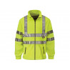 Scan BX210-T L Hi-Vis Yellow Full Zip Fleece - L (42in)