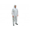 Scan 2503  XX LARGE Chemical Splash Resistant Disposable Coverall White Type 5/6 XXL (45-49in)