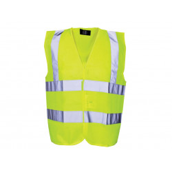 Scan BX-300 Hi-Vis Waistcoat Yellow - Child 7-9