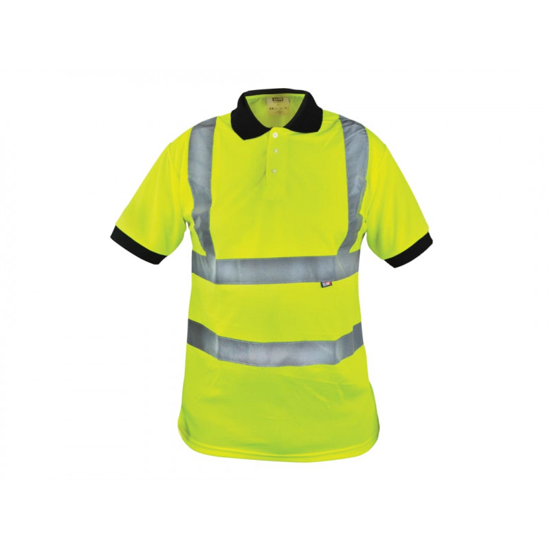 Scan BX130 Hi-Vis Yellow Polo Shirt - M (40in) Scan BX130 Hi-Vis Yellow Polo Shirt - M (40in)