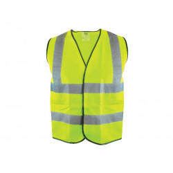 Scan OC-166-XXXL Hi-Vis Yellow Waistcoat - XXXL (56in)