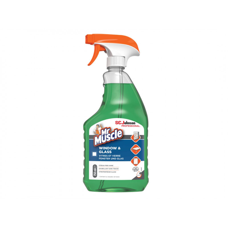 SC Johnson Professional 316533 Mr Muscle® Window & Glass Cleaner 750ml SC Johnson Professional 316533 Mr Muscle® Window & Glass Cleaner 750ml