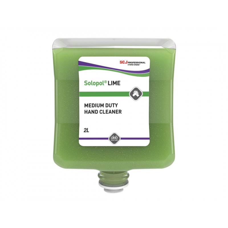 SC Johnson Professional LIM2LT Solopol® Lime Medium/Heavy-Duty Hand Wash Cartridge 2 litre