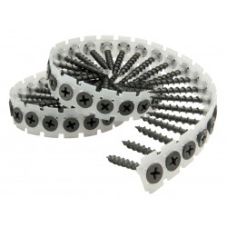 Senco 39A25MP DuraSpin® Collated Screws Drywall to Wood 3.9 x 25mm (Pack 1000)