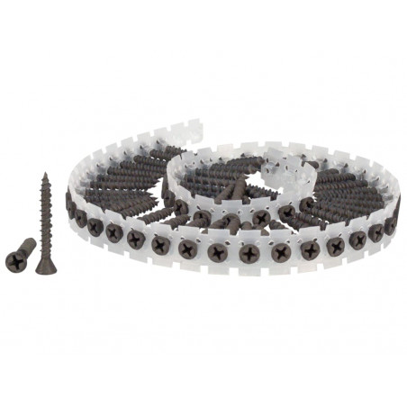 Senco 39J30MP DuraSpin® Collated Screws Fermacel Fibre Board to Wood 3.9 x 30mm (Pack 1000)