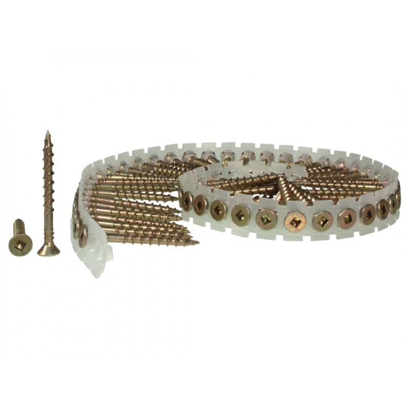 Senco 42K35MY DuraSpin® Collated Screws Flooring/Wood PH2 4.2 x 35mm (Pack 1000) Senco 42K35MY DuraSpin® Collated Screws Flooring/Wood PH2 4.2 x 35mm (Pack 1000)