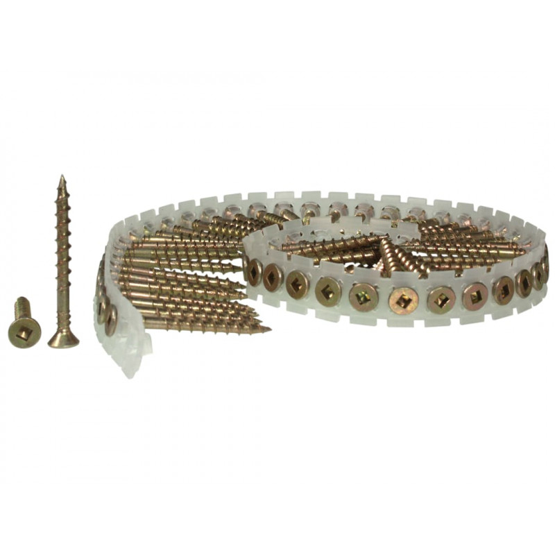 Senco 45X60MY DuraSpin® Collated Screws Flooring/Wood SQ2 4.5 x 60mm (Pack 1000) Senco 45X60MY DuraSpin® Collated Screws Flooring/Wood SQ2 4.5 x 60mm (Pack 1000)