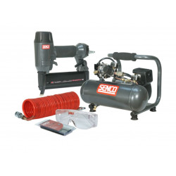 Senco PC0964UK1 Finish Pro 18 Pneumatic Nailer & 1 HP Compressor Kit 110V