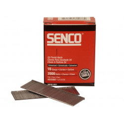 Senco RX21EAA Straight Brad Nails Galvanised 16G x 50mm (Pack 2000)