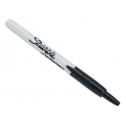 Sharpie® 1985871 Retractable Fine Permanent Marker Black
