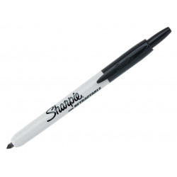 Sharpie® 1985871 Retractable Fine Permanent Marker Black