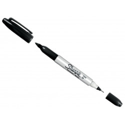 Sharpie® 1985877 Twin Tip Permanent Marker Black