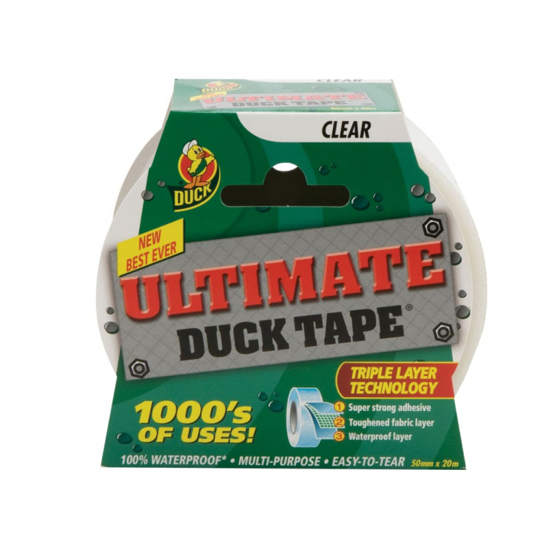 Shurtape 222150 Duck Tape® Ultimate 50mm x 20m Clear Shurtape 222150 Duck Tape® Ultimate 50mm x 20m Clear
