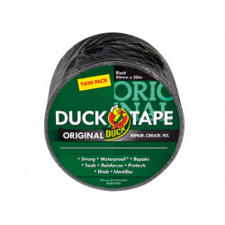 Shurtape 232336 Duck Tape® Original 50mm x 50m Black (Twin Pack)