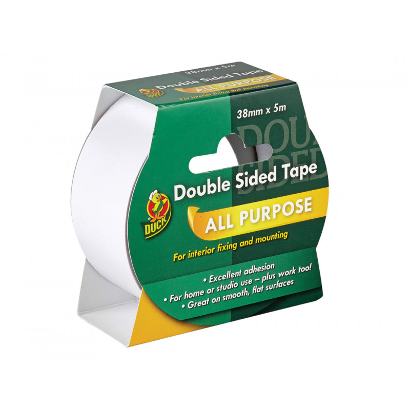 Shurtape 232603 Duck Tape® Double-Sided Tape 38mm x 5m Shurtape 232603 Duck Tape® Double-Sided Tape 38mm x 5m
