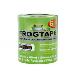 Shurtape 240659 FrogTape® Multi-Surface Masking Tape 24mm x 55m (6 Pack)