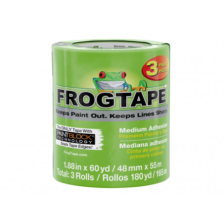 Shurtape 240661 FrogTape® Multi-Surface Masking Tape 48mm x 55m (3 Pack)