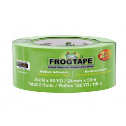 Shurtape 242867 FrogTape® Multi-Surface Masking Tape 24mm x 55m (2 Pack)
