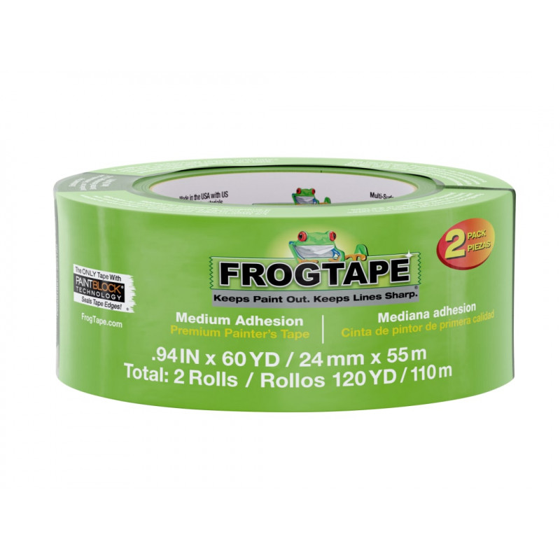 Shurtape 242867 FrogTape® Multi-Surface Masking Tape 24mm x 55m (2 Pack) Shurtape 242867 FrogTape® Multi-Surface Masking Tape 24mm x 55m (2 Pack)