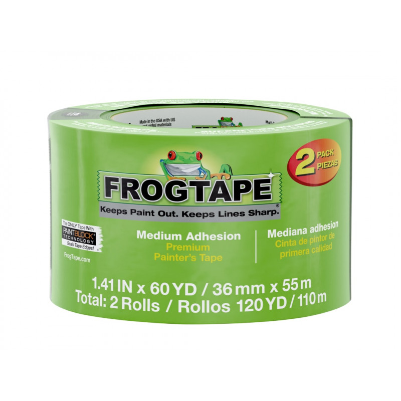 Shurtape 242868 FrogTape® Multi-Surface Masking Tape 36mm x 55m (2 Pack) Shurtape 242868 FrogTape® Multi-Surface Masking Tape 36mm x 55m (2 Pack)