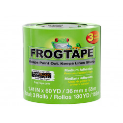 Shurtape 242999 FrogTape® Multi-Surface Masking Tape 36mm x 55m (3 Pack)