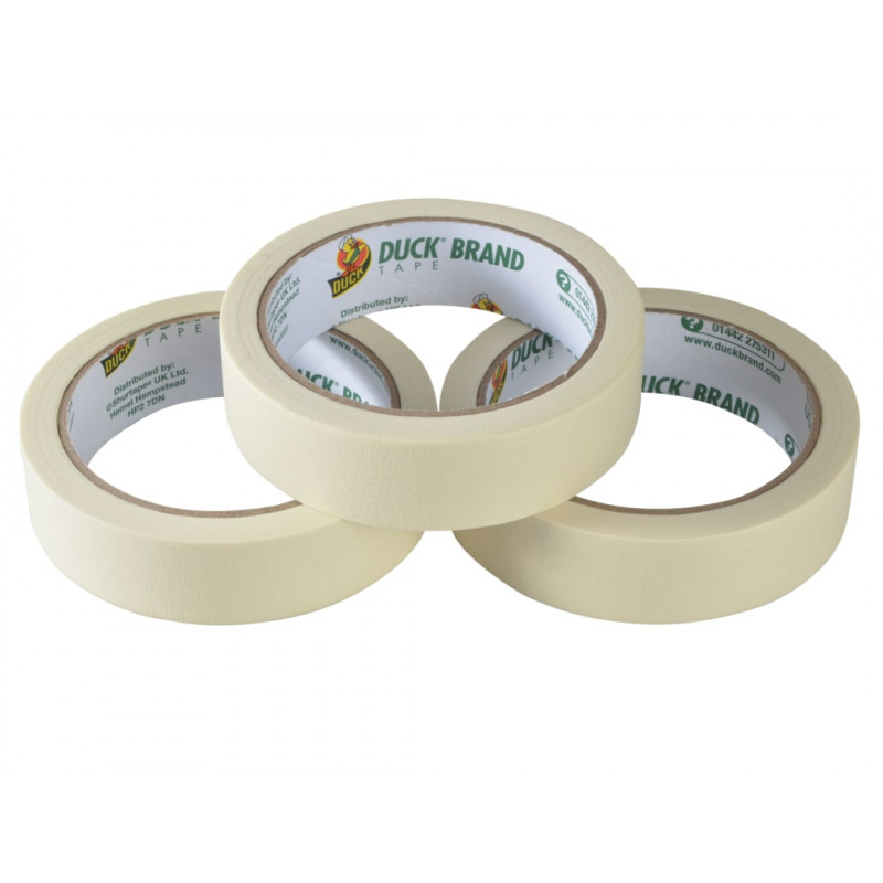 Shurtape 260121 Duck Tape® All-Purpose Masking Tape 25mm x 25m (Pack 3) Shurtape 260121 Duck Tape® All-Purpose Masking Tape 25mm x 25m (Pack 3)