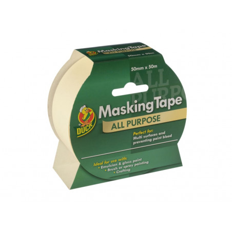 Shurtape 260196 Duck Tape® All-Purpose Masking Tape 50mm x 50m