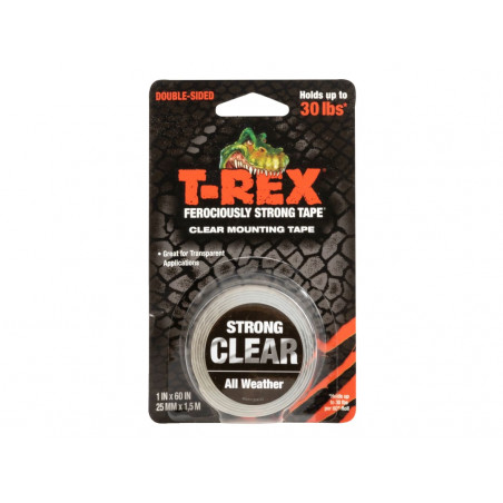 Shurtape 285664 T-REX® Clear Mounting Tape 25mm x 1.5m