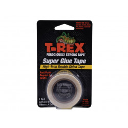 Shurtape 286853 T-REX® Double-Sided Superglue Tape 19mm x 4.5m