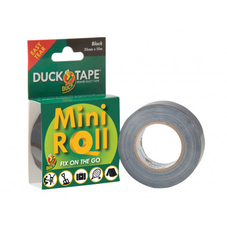 Shurtape 260181 Duck Tape® Mini Roll 25mm x 10m Black