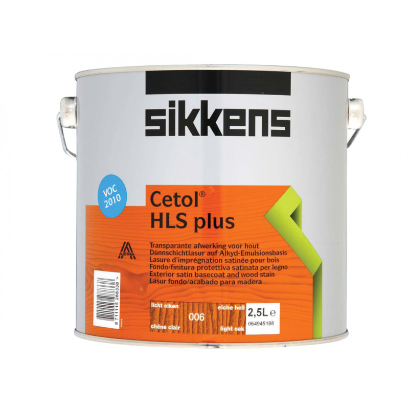 Sikkens 5085898 Cetol HLS Plus Translucent Woodstain Light Oak 2.5 litre Sikkens 5085898 Cetol HLS Plus Translucent Woodstain Light Oak 2.5 litre
