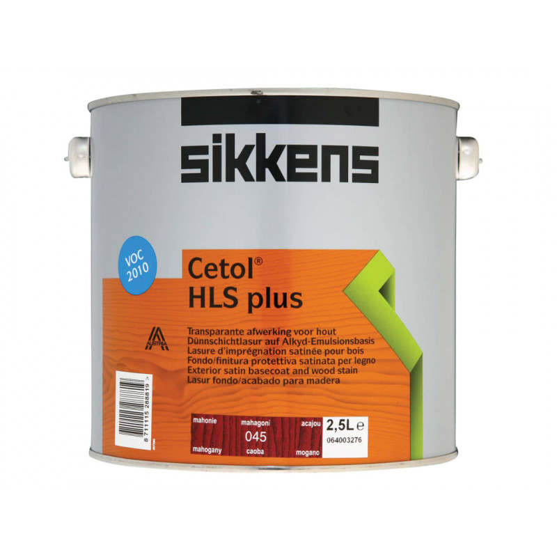 Sikkens 5085966 Cetol HLS Plus Translucent Woodstain Mahogany 2.5 litre Sikkens 5085966 Cetol HLS Plus Translucent Woodstain Mahogany 2.5 litre