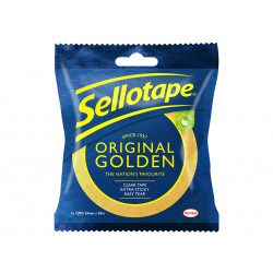 Sellotape 2928287 Original Golden Sticky Tape - 1 Roll 24mm x 50m