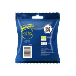 Sellotape 1629135 Original Golden Sticky Tape - 1 Roll 24mm x 50m
