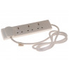 SMJ B4W2MP Extension Lead 240V 4-Way 13A 2m