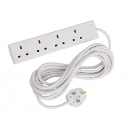 SMJ B4W5MP Extension Lead 240V 4-Way 13A 5m