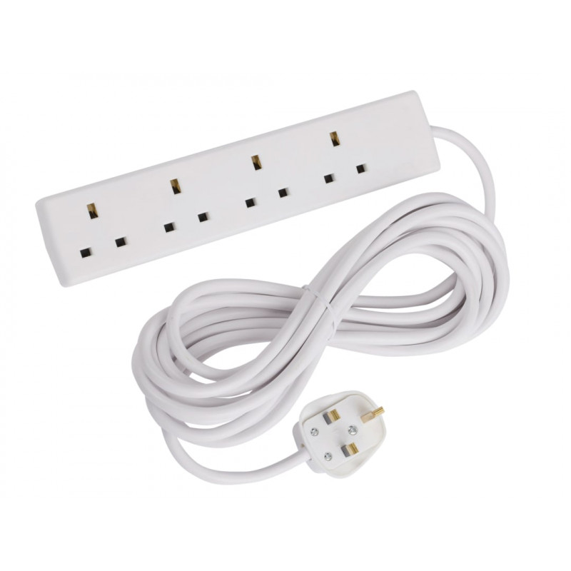 SMJ B4W5MP Extension Lead 240V 4-Way 13A 5m SMJ B4W5MP Extension Lead 240V 4-Way 13A 5m