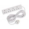 SMJ B4W5MP Extension Lead 240V 4-Way 13A 5m