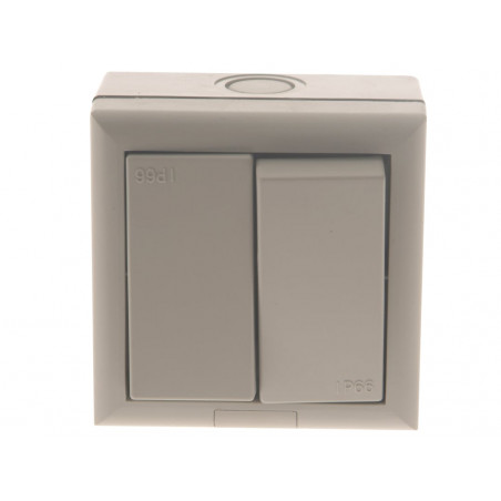 SMJ E62G2B-N IP66 2-Way Switch 1-Gang